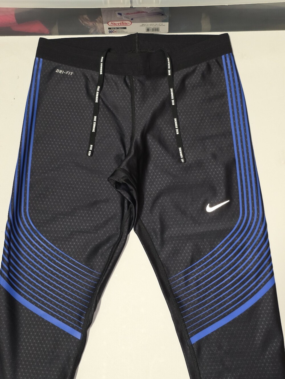 NIKE POWER FLASH RUNNING TIGHTS **RARE** SZ L - Picture 4 of 10
